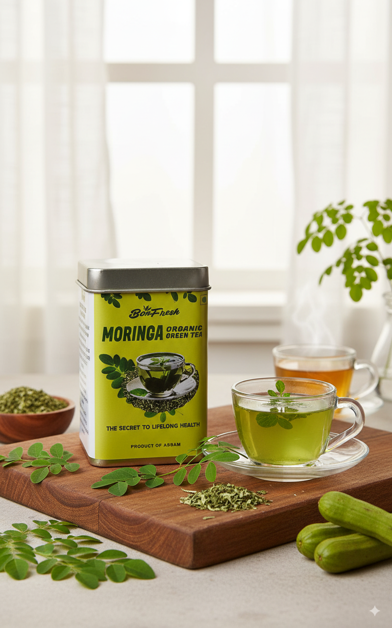 BonFresh Organic Moringa Green Tea