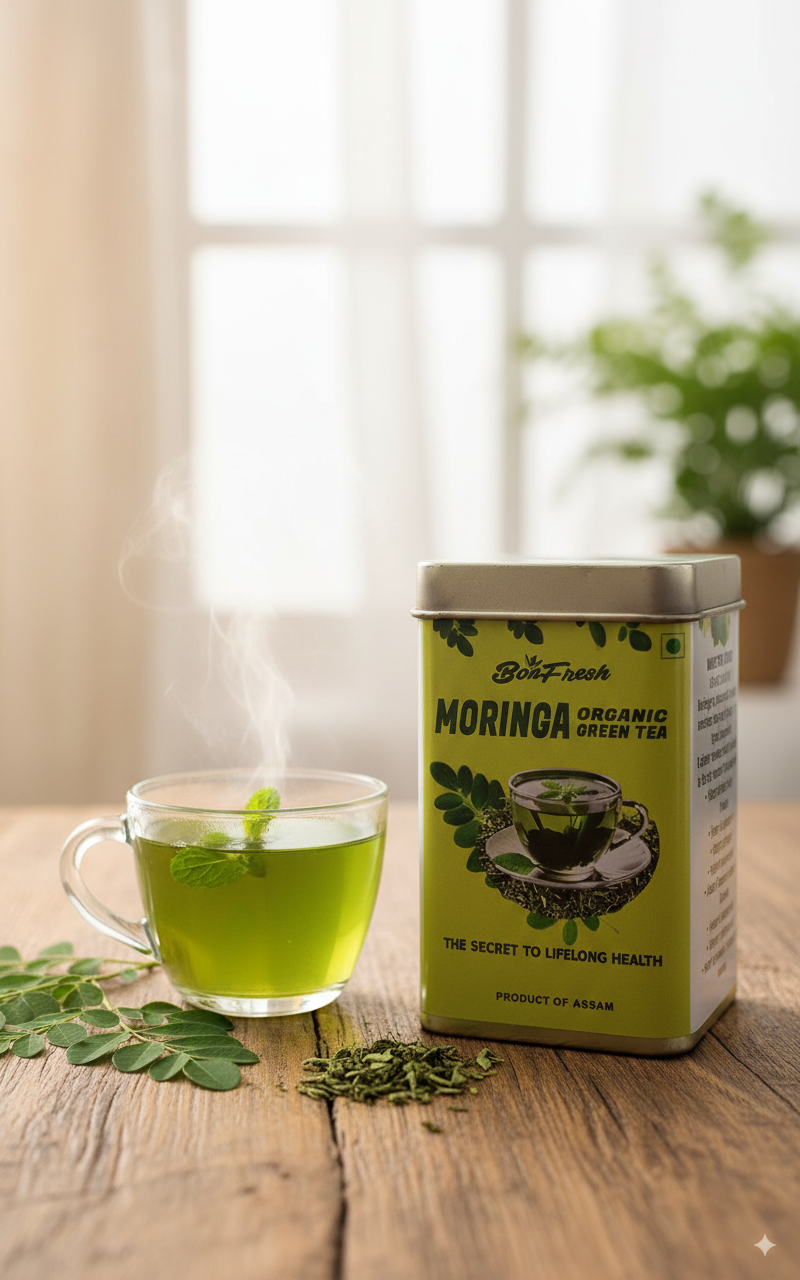 BonFresh Organic Moringa Green Tea